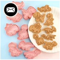 Cortadores de Galletas forma de dinosaurios 8 un