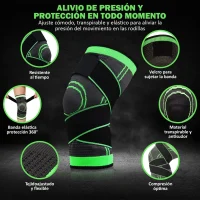Rodillera Elastica Compresión Ajustable