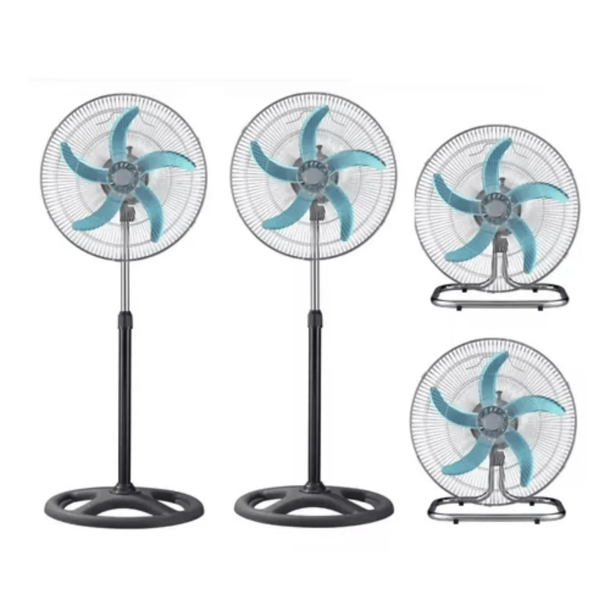 Ventilador Metálico 3 en 1, pack de 2 ud - Imagen 2