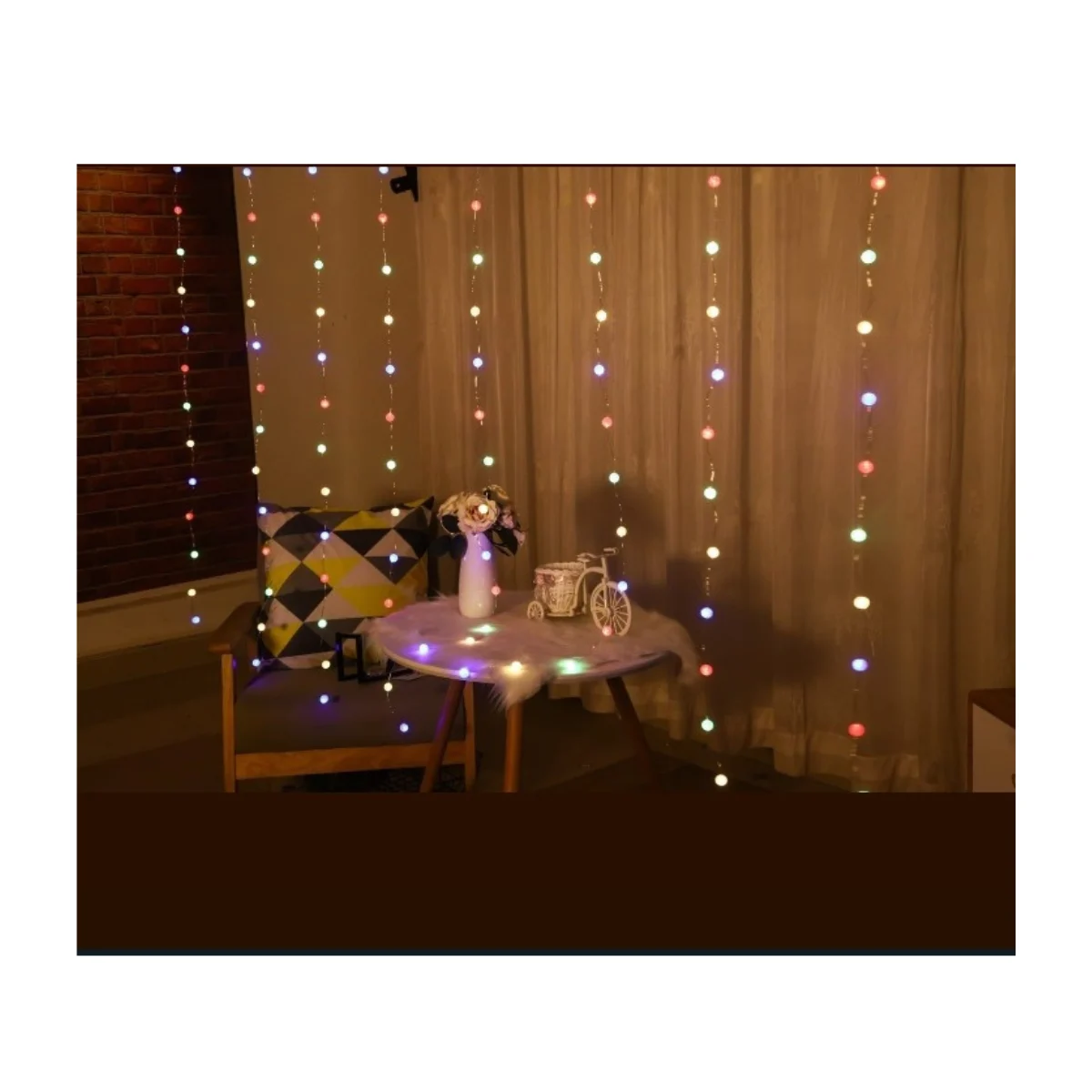 Luces de cortina multicolor de 200 LED - Imagen 2