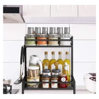 Mini Organizador Doble Acero con Estante