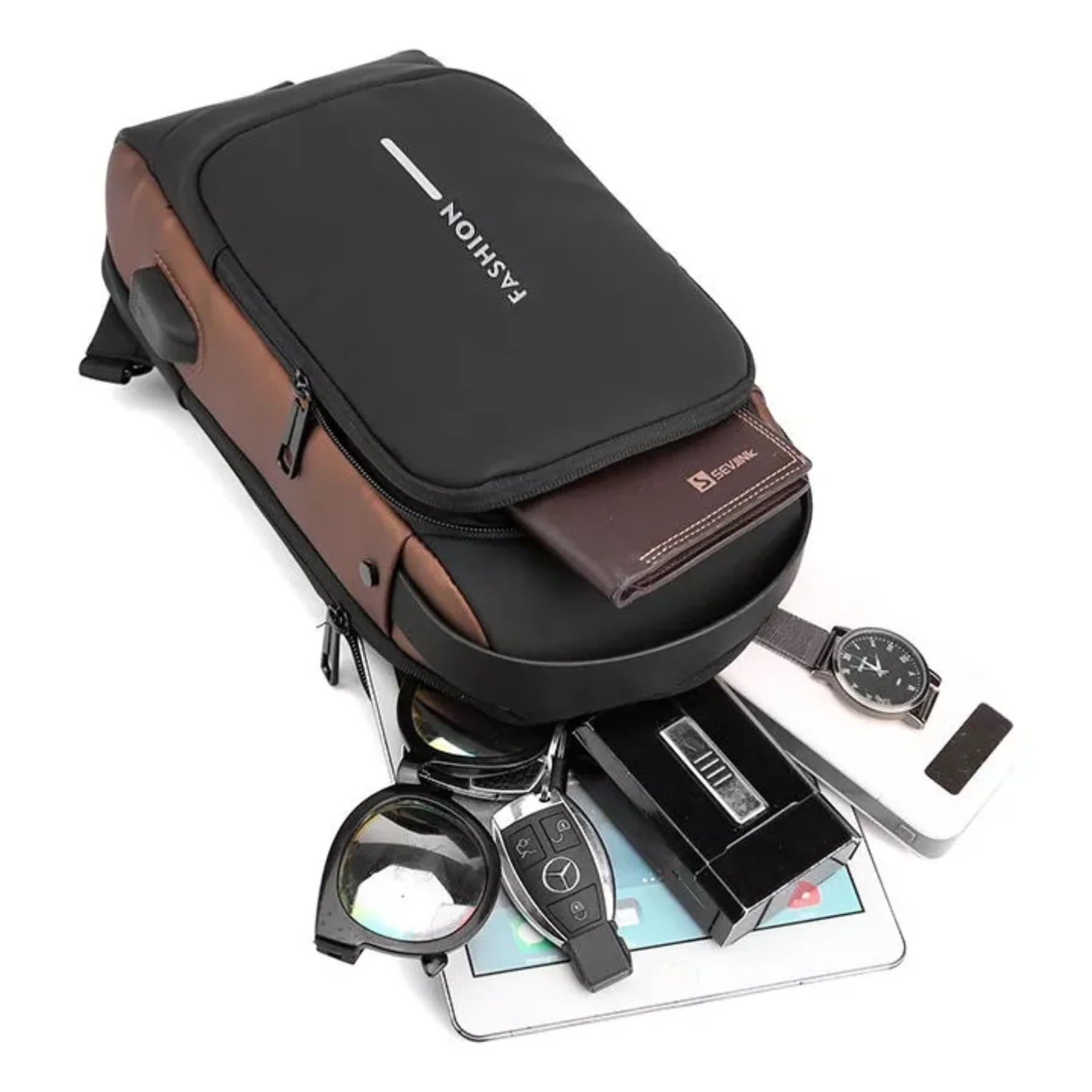 Bolso Bandolera Antirrobo Impermeable - Imagen 3