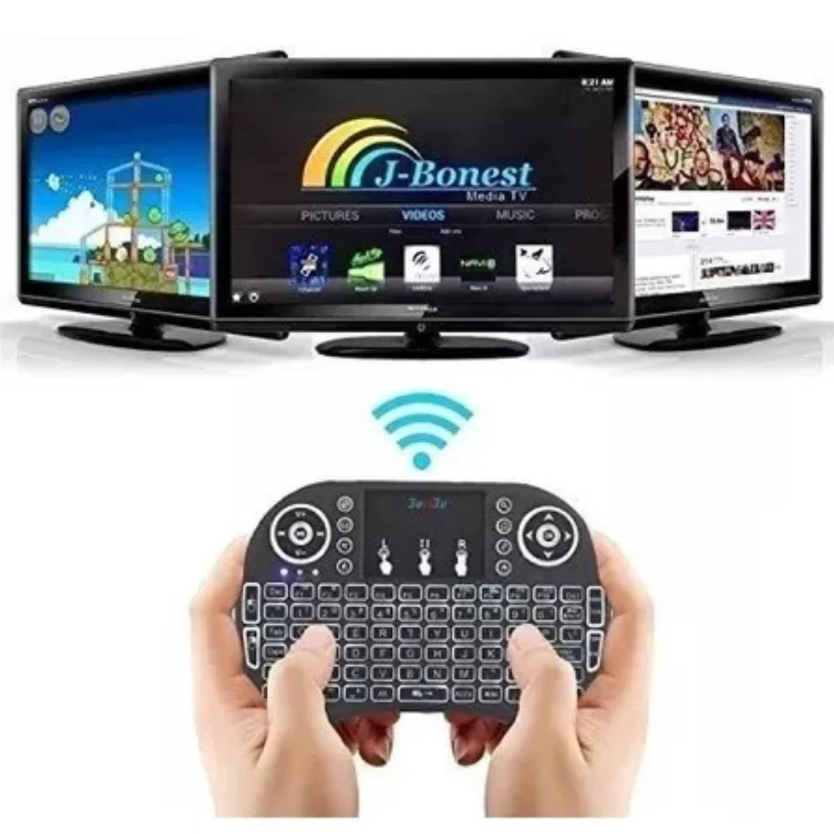 Mini Teclado Inalámbrico TV/PC - Imagen 3