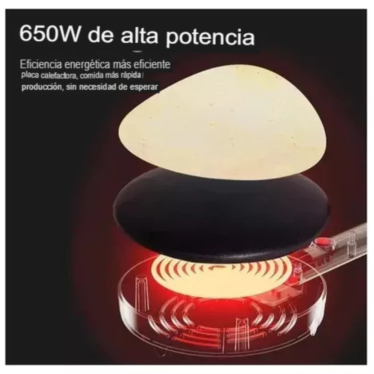 Plancha Eléctrica de Crepes - Imagen 4