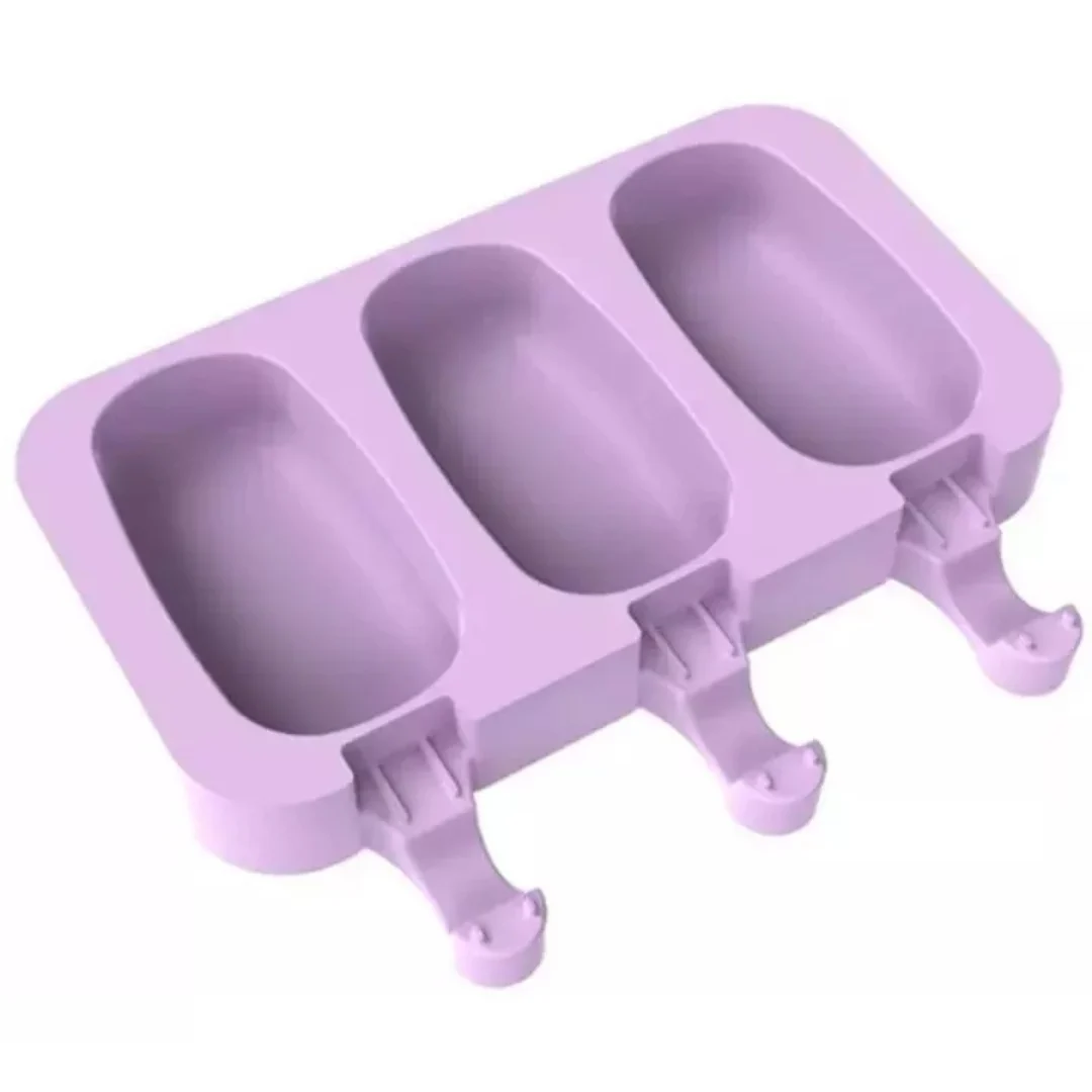 Molde de silicona para paletas heladas con 50 palitos