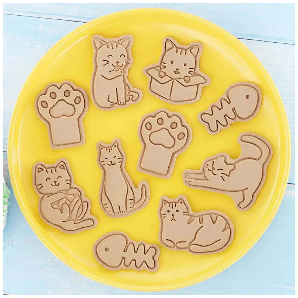 Cortadores Gatitos Para Galletas 8 unidades - Imagen 4