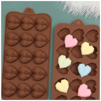 Moldes 15 Espacios Corazones 3D