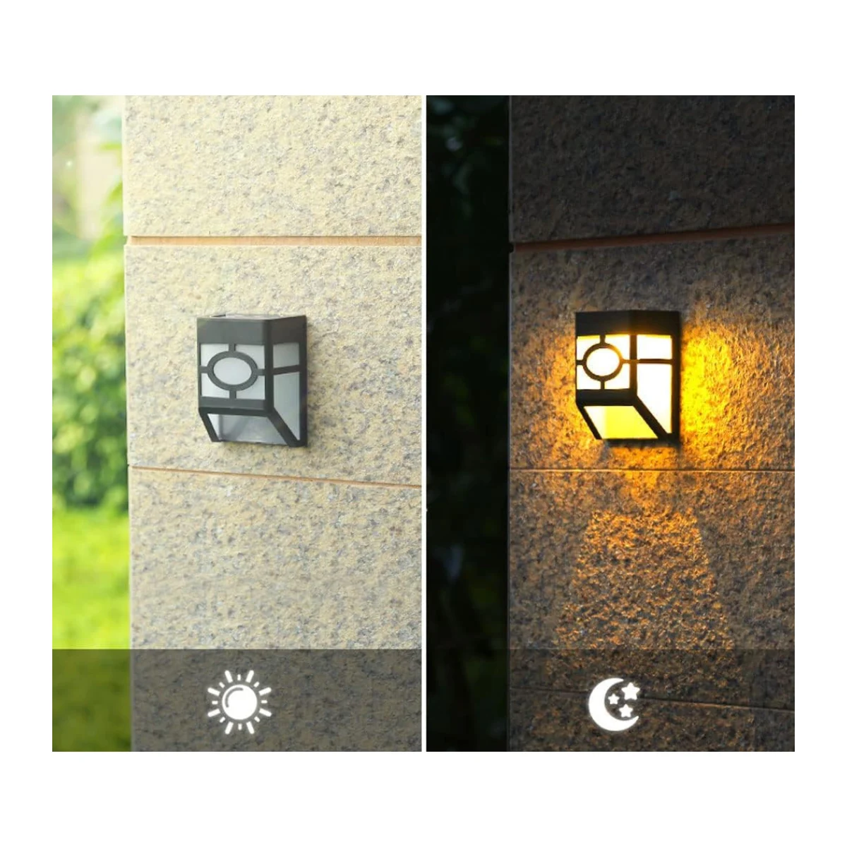 Lampara de pared diseño moderno solar - Imagen 2
