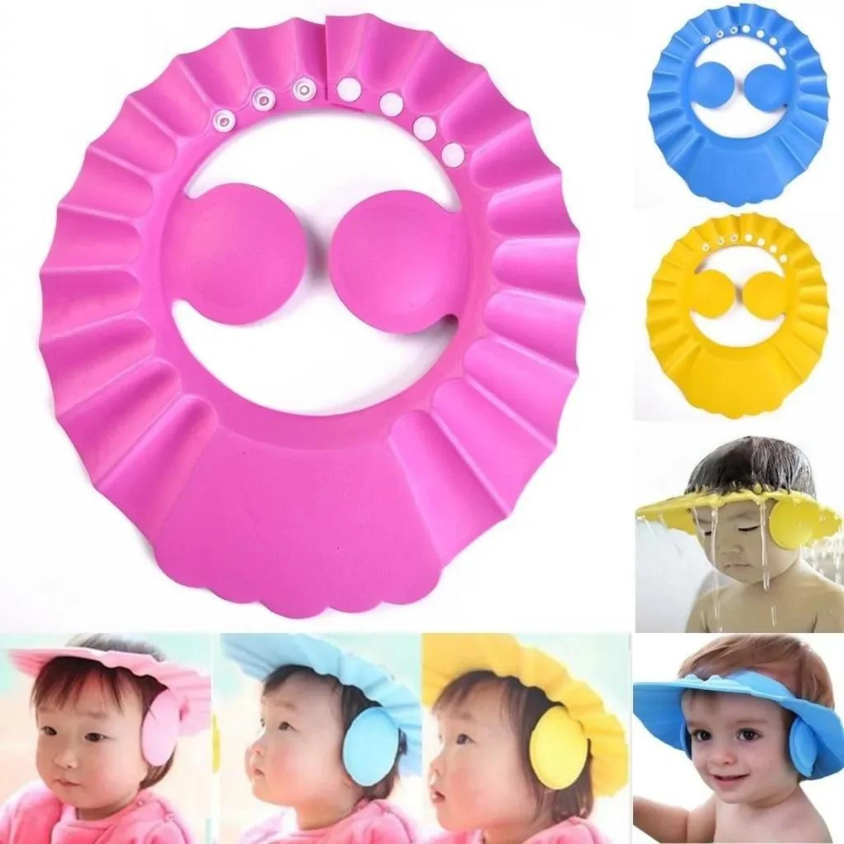Gorro Ajustable para Ducha de Bebé - Imagen 2