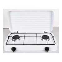 Estufa de Acero Inoxidable 2 Platos
