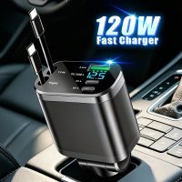 Cargador de auto 4 en 1 120 W