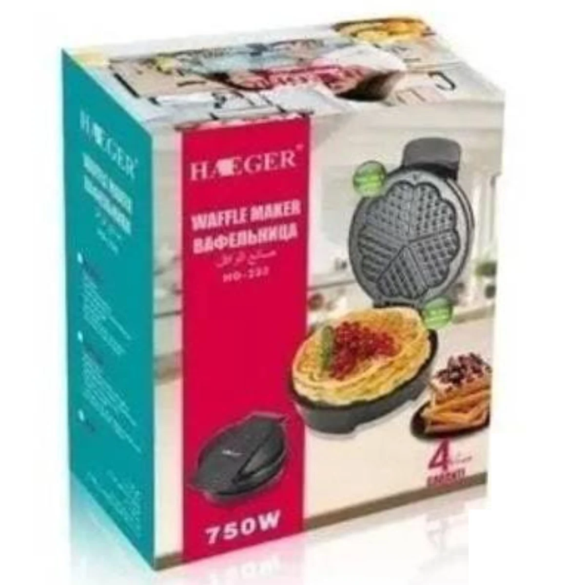 Wafflera Eléctrica Forma de Flor - Imagen 2